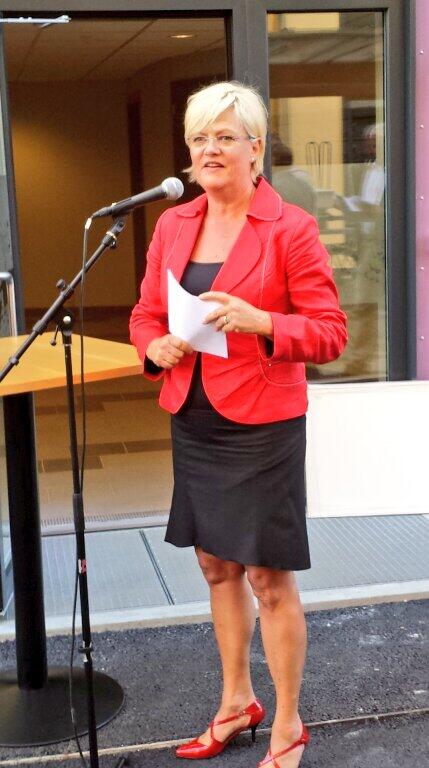 Halvardd's tweet image. Kristin Halvorsen åpner nå #lerkendalstudentby