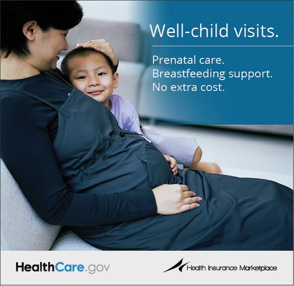 HHSGov's tweet photo. Peace of mind for a mother and her baby. #wbw2013 #ACA http://t.co/lroKocl2z6