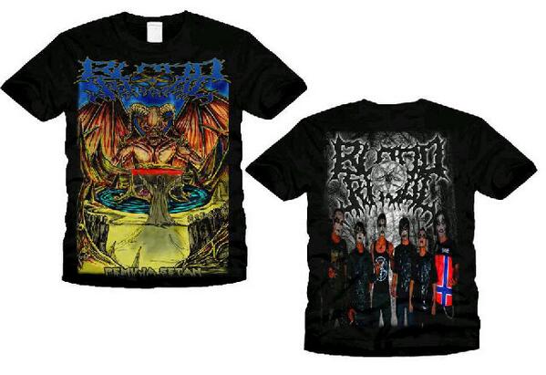 Coming soon on Agustus 2013T-SHIRT BLOOD RITUAL- PEMUJA SETAN.SIZE M,L,XLUNDERLICENSED : SATANIZEIN MERCH 2013