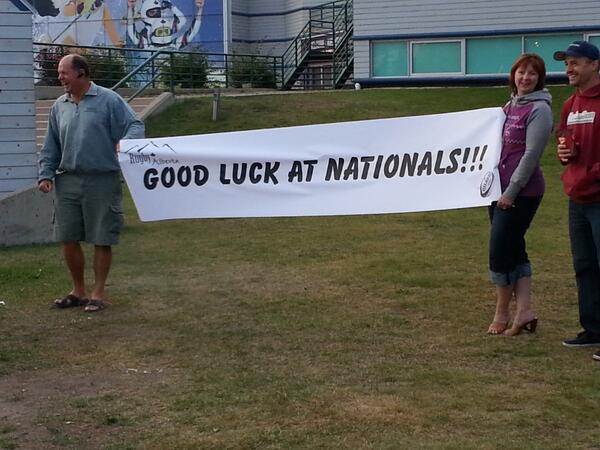 CoachPeterWeran's tweet photo. @AlbertaRugby Parents seeing us off today on the way to nationals. http://t.co/LBLDnXaDr1