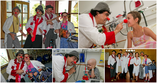 Yesterday's Salzburg visit w/ Red Noses Clowndoctors International