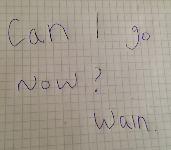 Four_T2's tweet photo. Wayne Rooney's written transfer request to Davie Moyes !! http://t.co/SOuDmREVck
