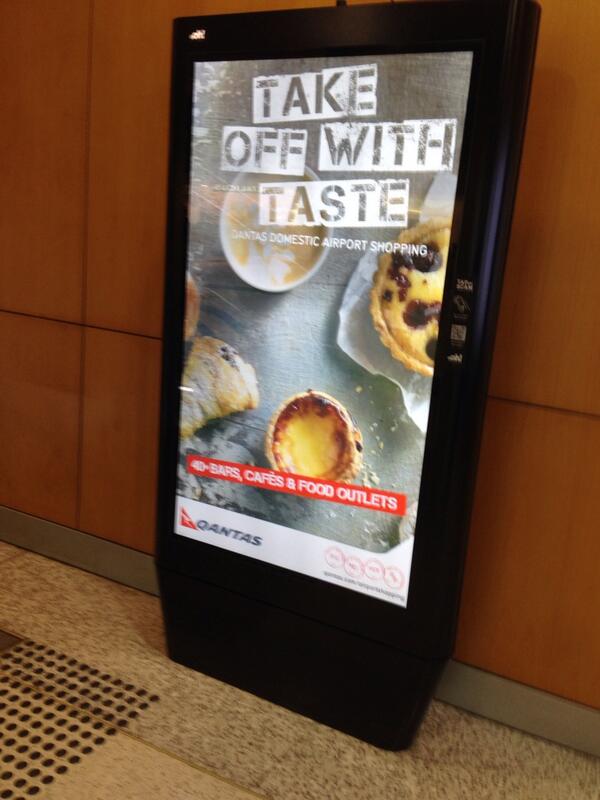 We’re faster than by boat MT <a href="/pennells/">Steve Pennells</a>: Qantas lounge. Whenever I see this font, I'm worried I'll end up in PNG...