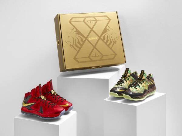 ronicc91's tweet photo. The LeBron X Celebration Pack launches 
 Twitter link only. Details: http://t.co/kdpWhUjbDN  http://t.co/yVl70GiLSd
