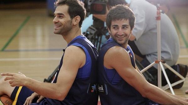 '@COE_es: ¡Gran foto! ;) MT @josemcalderon8 Foto con @rickyrubio9 después del entreno. #SomosEquipo #amjoqm '