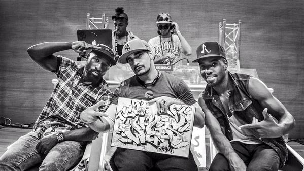 reactspain's tweet photo. Bruce, Wigz &amp; Rae: Top Styles Judge panel at #REACT2013 http://t.co/35w3ckj9iL