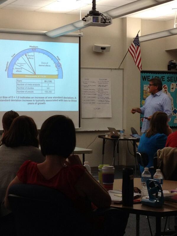 MonroeElem1's tweet photo. Steve Ventura from The Leadership and Learning Center working with teachers on effective practices.  Awesome day!! http://t.co/mtw2cH91V3