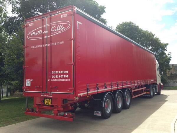 Our latest trailer addition. One of the new Moffett trailers. #moffett