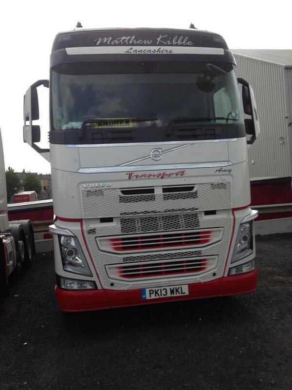 One of the latest additions to the Matthew Kibble Tpt fleet ready to rock and roll! <a href="/VolvoTrucksUK/">Volvo Trucks UK</a> #volvofh