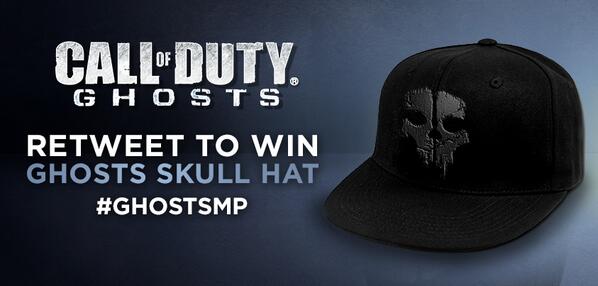 CallofDuty's tweet image. RT and you could win a #CODGhosts Skull Hat! Show your allegiance to the underdogs: bit.ly/12VorTQ #GhostsMP