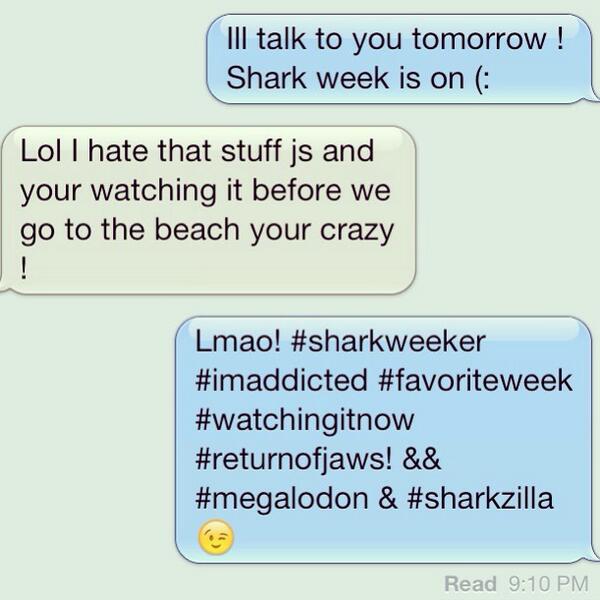 anna__nicole325's tweet image. #sharkweek #sharkweeker #favoriteweek #watchingitnow #returnofjaws #megalodon #sharkzilla (: @SharkWeek