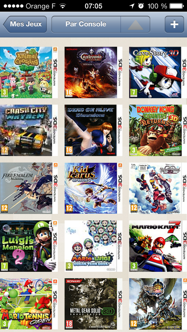Game_Library's tweet image. Amateur de jeux #nintendo ? Et bien gérez votre ludothèque #3ds et #wiiu avec #GameLibrary ! itunes.apple.com/fr/app/my-game…
