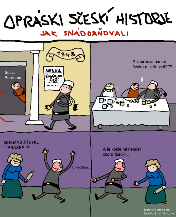historje's tweet photo. F druhím Ďíle kominickí ztrani seposunem ot zakládáňí k zakrádáˇní. http://t.co/ReGGxV3IyS