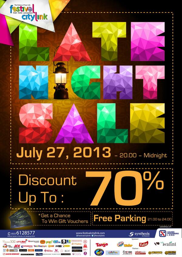 festcitylink's tweet image. #LateNightSaleFCL GIORDANO ( @GiordanoID ) special for ShopperFest disc 20% off ! Only today, Start from 8PM