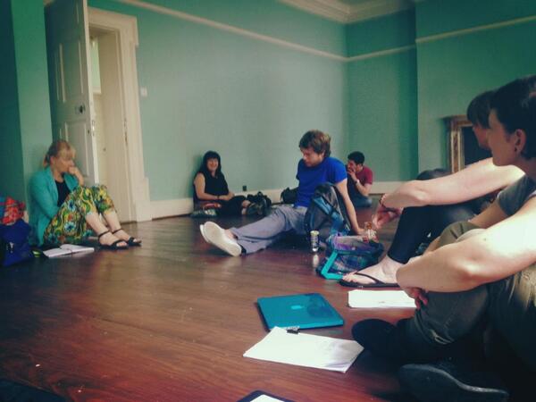 Looking forward to being part of Mak9 exhibition in Derry this September-First meeting underway! #‎drawonthewalls