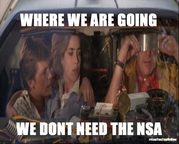 We never forgive. Fucking NSA.