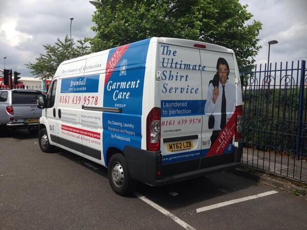 Some of this weeks vehicle livery! #bramhalldrycleaners