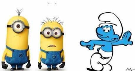 Minions vs Smurfs 
