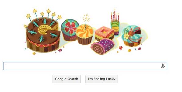 Even Google wishes me a happy birthday! So cute!