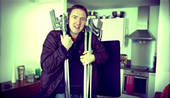 InvertedMovie's tweet image. Behind the scenes photo of director @PeteWa1ton from the set of #InvertedMovie