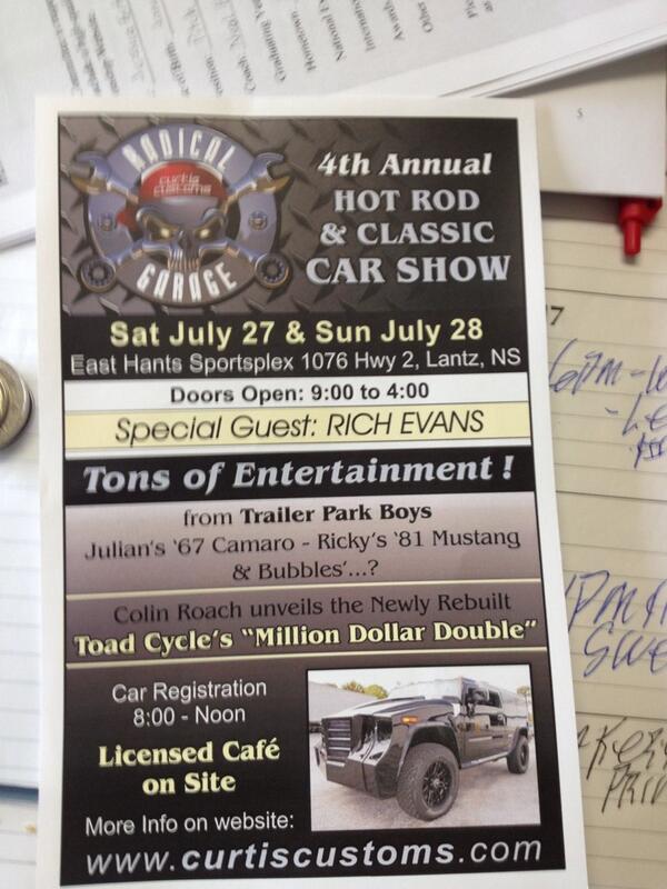 Got plans for the weekend #EastHants get up to <a href="/EHSportsplex/">EastHants Sportsplex</a> lots of classic cars; A&amp;W bear on Sat; Scotsburns Cow