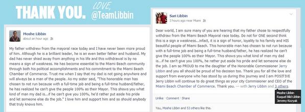 TeamLibbin's tweet photo. Thanks 2 our supporters! We look toward the future of a #MiamiBeach #United @LibbinLaVida @JerryLibbin @JeremyKozyak http://t.co/Jo5QajjjT2