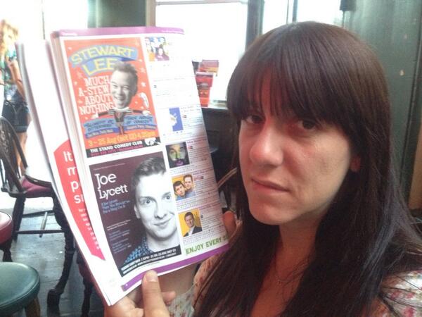 HMcomedy's tweet image. Always good to see @joelycett in an Edinburgh Fringe programme