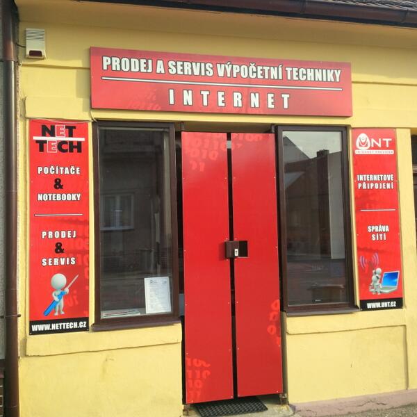 NetTech_cz's tweet image. Trvalo to, ale dockali jsme se. Obchod #NettechTabor je oznacen. (zbyva doladit detaily)