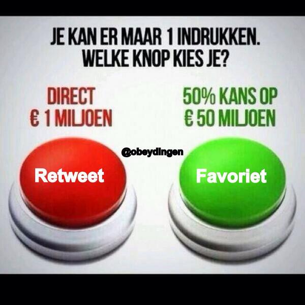 ObeyDingen's tweet photo. Wat zou jij kiezen ? http://t.co/y88TYImcgk