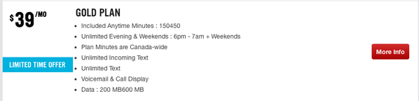 markniziol's tweet photo. @virginmobilecan Um, the gold plan has 150450 minutes included? :-P  http://t.co/cGbijHuZvU http://t.co/NuXID4OsD0