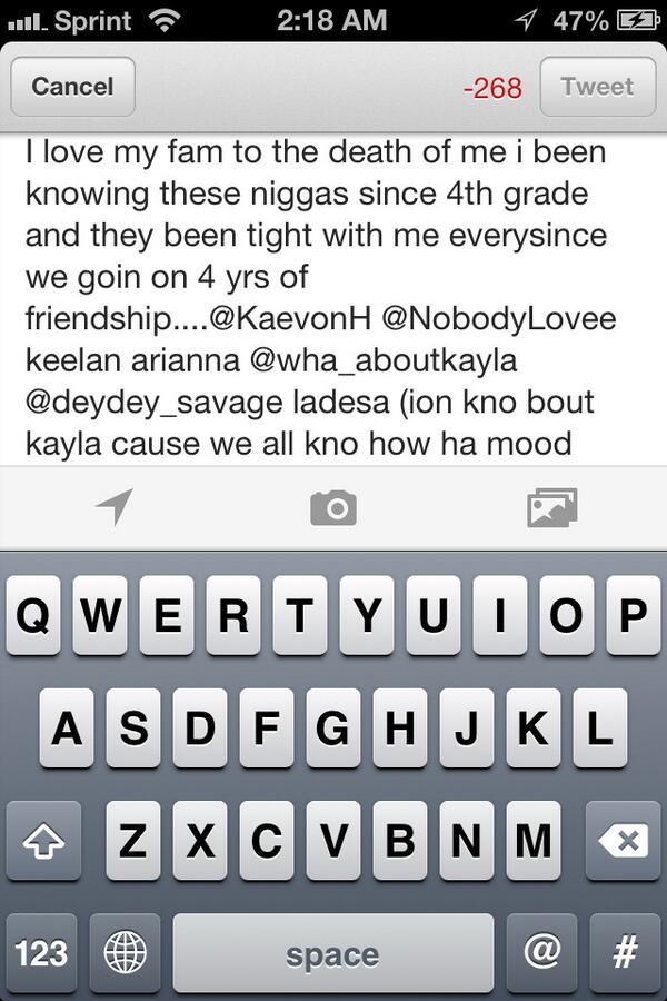 marcelwilliams8's tweet photo. @NobodyLovee @KaevonH @wha_aboutkayla @LovHelloKitty13 and who ever else gotta twitter pt.1 http://t.co/vkLxXcOIqA