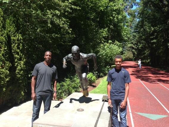 michael johnson track nike