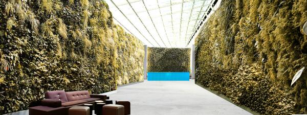 90DaysofMaking's tweet photo. DAY 54: Lobby design for Bitcoin's HQ. Connects the health of plant-covered walls to health of the currency #90dom http://t.co/mw3NidxZyV