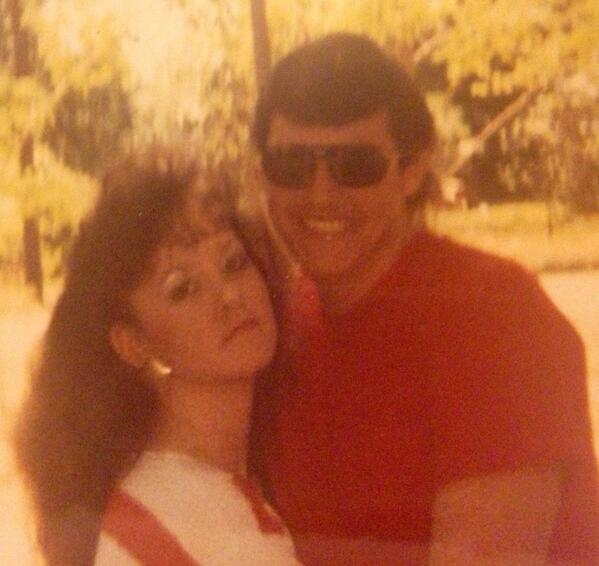 angiewill3's tweet photo. TBT still the love of my life #1989 @MarkWilliams51 http://t.co/0t41uM65KA