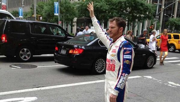 Coach_OG's tweet image. What the heck was #DaleJr doing in NYC today? Guess he needed a ride!  nas.cr/kzpN #NASCAR  #mebro