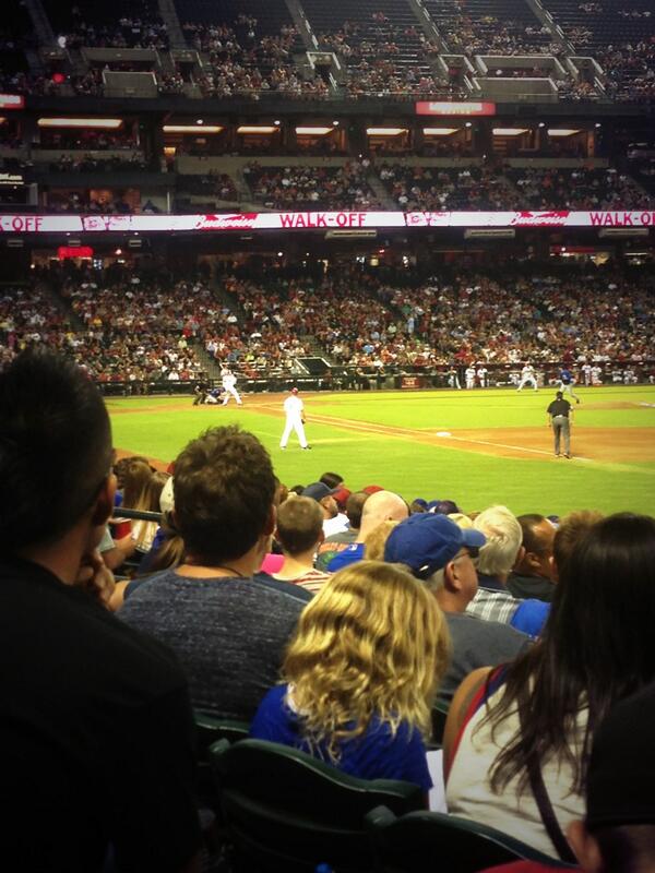 princesstori26's tweet photo. At the game watching the cubs lose...u know, the usual! #Dbacks http://t.co/nc5wTEdXgJ
