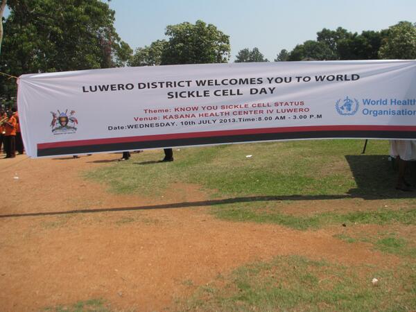 PatientSolDay's tweet photo. IAPO member @SAUganda mark World Sickle Cell Day with the theme know your sickle cell status @PatientSolDay  #PSD2013 http://t.co/KdnunewsC4