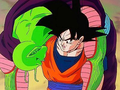warattenanbot's tweet photo. 「す、すまん孫……すんまそん…」「つまんねえ事言ってると降ろすぞオメエ。」 http://t.co/yEnznTnJTF