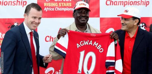 Image result for Raila Arsenal