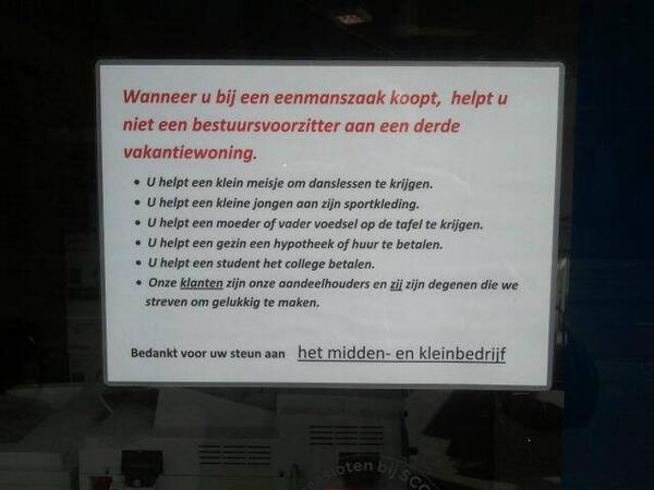 Dit zou de basis moeten zijn voor een programma over top ondernemers, niet shell/hema! #heteerlijkeverhaal <a href="/DeZaak/">De Zaak</a>