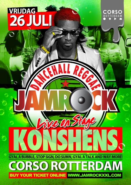 CorsoRotterdam's tweet photo. Vanavond KONSHENS @JamrockXXL!! Be there! http://t.co/oyIZxDf81C