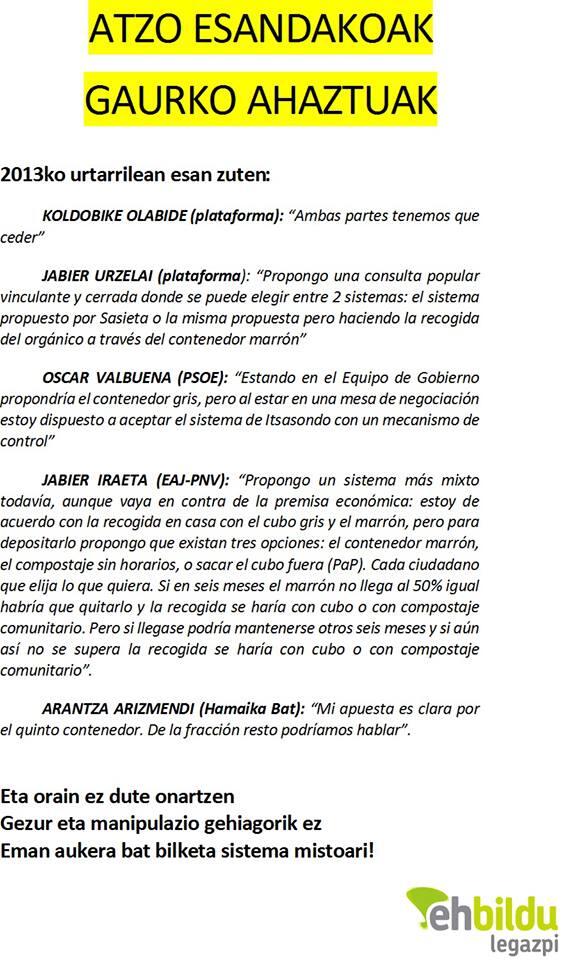 SortuLegazpi's tweet image. Orain biltze sistema mistoaren kontra daude,argi dago zein den beraien benetako helburua eta zein dagoen honen atzean