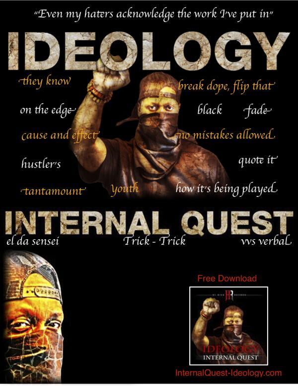 Global_Quest's tweet photo. @InternalQuest "IDEOLOGY" album "One Sheet".. #NewMusic http://t.co/V9KDPnck5O