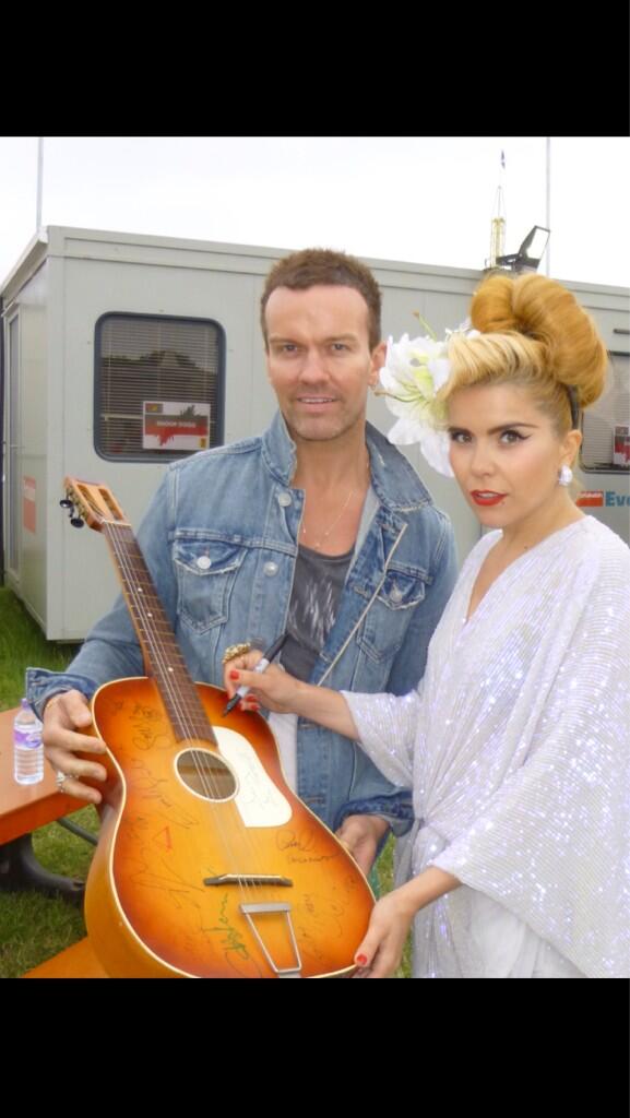 <a href="/Palomafaith/">Paloma Faith</a> thank you so much for signing our guitar at T in the park <a href="/TeenageCancer/">Teenage Cancer Trust</a>