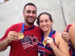 SB805WaterPolo's tweet photo. Hannah Koper, Connor Levoff, USA Maccabi team take gold over Israel in the gold medal match @brownpolo @UCSBh2opolo http://t.co/4b65TzpzKn