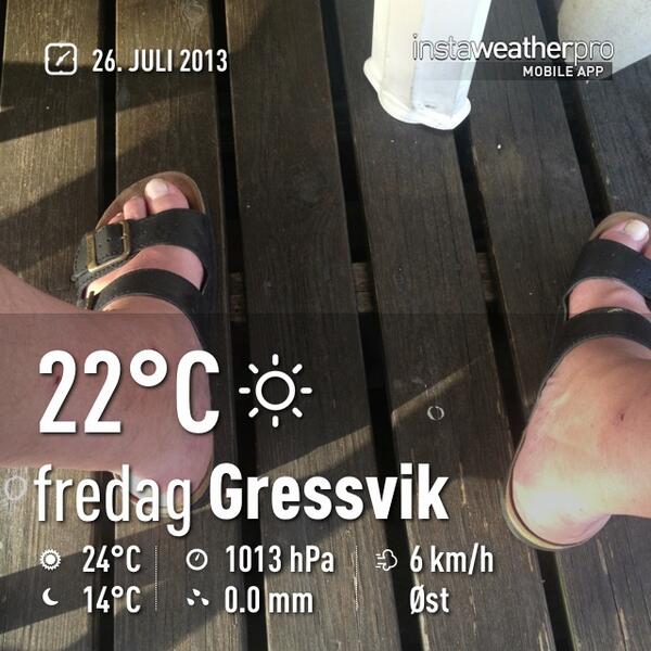 Tthork's tweet photo. #instaweatherpro app http://t.co/CUr4UFhXy4 #weather now in #Gressvik #wx http://t.co/LgjhsAKLUz