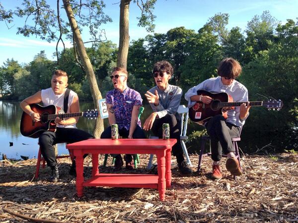 We've just been treated to a lake side session with the boys from <a href="/theheartbreaks/">The Heartbreaks</a> #kendalcalling