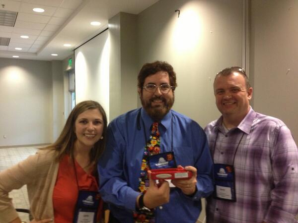 hewebAR's tweet photo. Congratulations to @kuratowa on winning Best of Conference. #HeWebAR http://t.co/x4lOnIvyyD