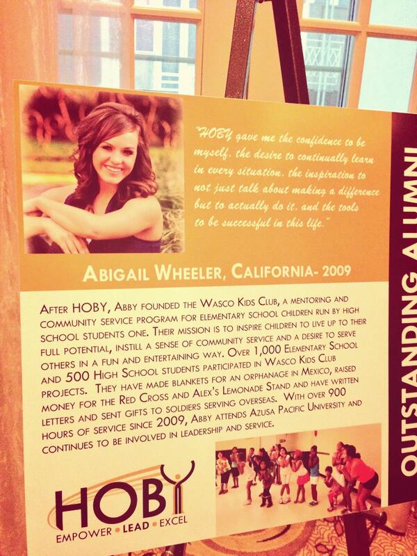 GoldSectionC's tweet image. At the parents reception! Our very own ASA @wheeler_abby being featured as an "Outstanding Alumnus"!