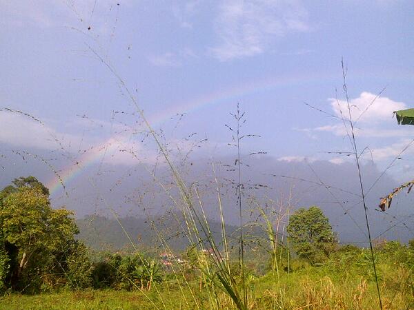 Janji mentari usai galaunya awan pagi, semoga berkah kian bertambah lagi.